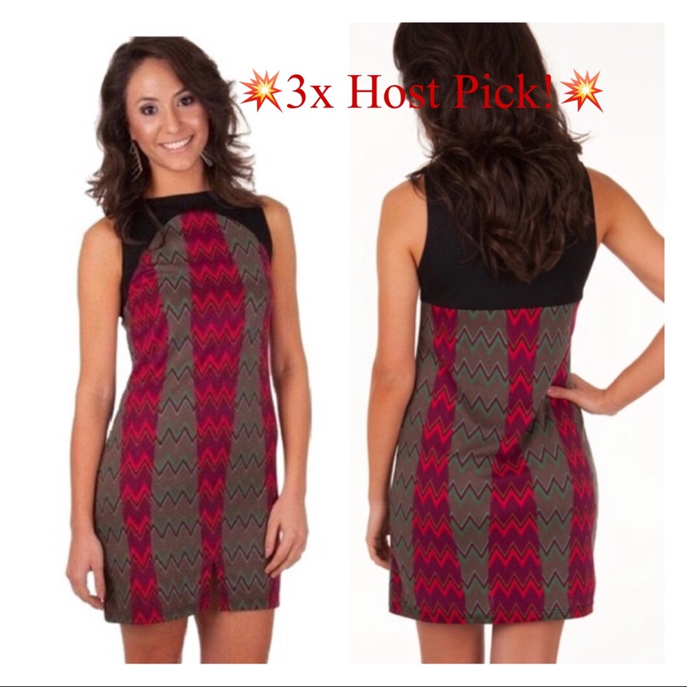 Tracy Negoshian sis zag sleeveless dress